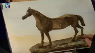 Уроки рисования (№ 36) акварелью. Рисуем лошадь Уроки рисования (№ 36) акварелью. Рисуем лошадь
