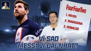 LOCKER ROOM | VÌ SAO MESSI ĐƯỢC CHỌN LÀ CẦU THỦ VĨ ĐẠI NHẤT THEO FOURFOURTWO?