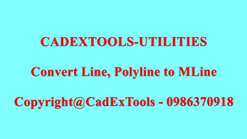 🐈 MeoVBA | VBA cho Autocad | Convert Line, Polyline to MLine