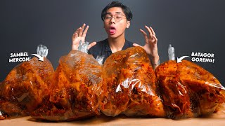 KACAU!! MUKBANG BATAGOR JUMBO BUMBU KACANG MERCON!!