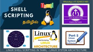 LINUX SHELL SCRIPTING in TAMIL - DAY 1 - PART 5 - LINUX SYSTEM ARCHITECTURE