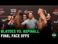 Curtis Blaydes vs. Tom Aspinall Final Face Off | UFC London