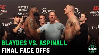 Curtis Blaydes vs. Tom Aspinall Final Face Off | UFC London