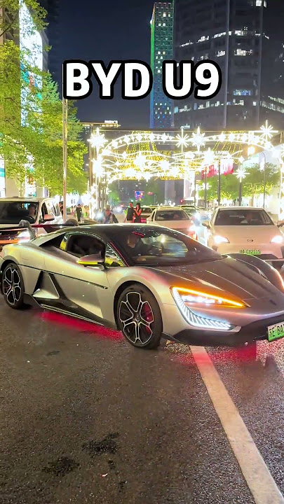BYD U9 is undoubtedly the best electric supercar😊😊#dreamcar #electriccar #lamborghinni