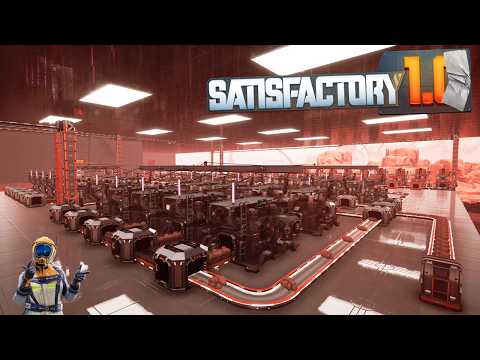 BASIC Builds are the BEST Builds!! Satisfactory 1.1 Lets Play Series - Ep 49 Singularity Cells Final