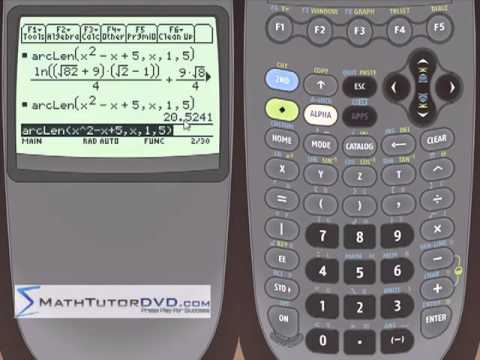 Lesson 7 - Calculating Arc Length Of A Function - YouTube