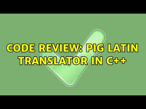 Code Review: Pig Latin Translator in C++