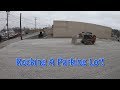 Regrading A Parking Lot With Takeuchi TL250