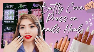 Betty Cora Press On Nails Haul! How to use press on nails? by Princess Mariz L. 2,668 views 11 months ago 8 minutes, 4 seconds