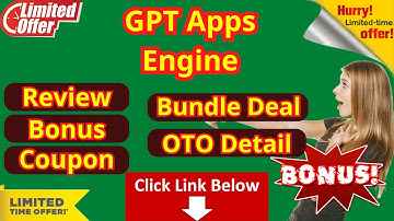 GPT Apps Engine Demo - Create & Sell AI Apps in Minutes - Best Bonus