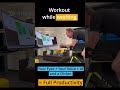 Workout during work #health #work #workout #technology #computer #workfromhome #office #tech
