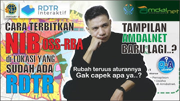 CARA PENERBITAN NIB BADAN USAHA di LOKASI YANG SUDAH ADA RDTR_KKPR TERBIT OTOMATIS