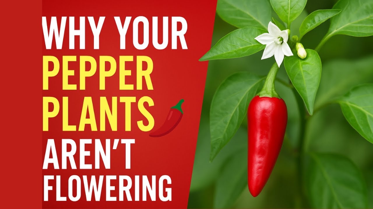 Why Your Pepper Plants Aren’t Flowering 🌶️ How to Fix It Before It’s Too Late!