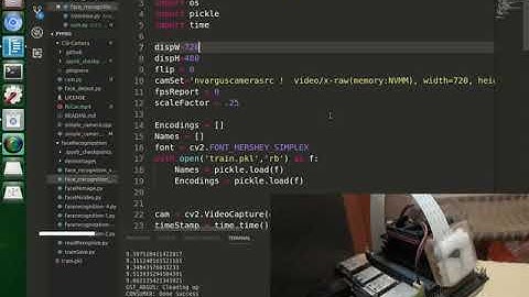 Face recognition using dlib on Nvidia jetson nano SBC