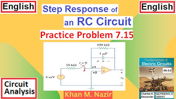 (E)LCA(A) Pr 7.15 || Step Response of an RC Circuit