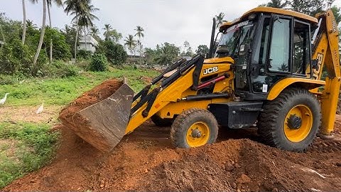 Jcb 3dx transporting soil to construct new road #jcb3dx #jcbstunt #jcb #jcbtractor #jcbpower #jcb3cx