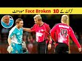 Top 10 Face Broken Bouncers in Cricket