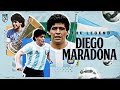 La vie de diego maradona  le plus grand joueur de lhistoire du foot 