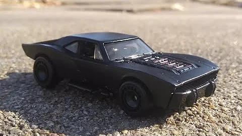 Hot Wheels Batmobile from 2022 Premium Replica Entertainment Series presents The Batman 2022.