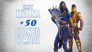 Easy Kitana +50% Corner Combo Guide