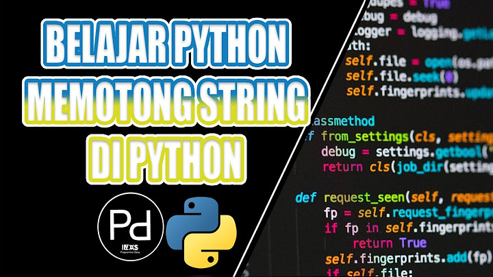 Bagaimana cara menghapus string di depan dengan python?