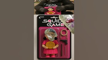 Unboxing Squid Game Doll Young-Hee X Dalgona Squid game MIX VERSION #brainrot #squidgame #dalgona