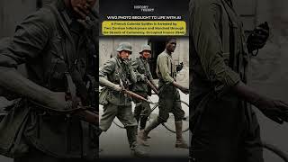 WW2 Photo Brought to Life: French Colonial Soldier is Arrested By German Soldiers in Lorraine France