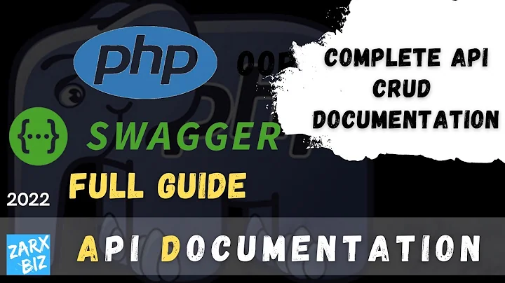 Swagger documentation for php api | Complete crud documentation using swagger [Super easy] 2022