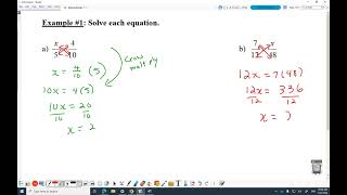 Video Lesson - Solving Similar Triangles