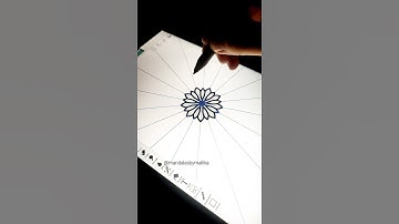 Satisfying Digital Mandala | #digitalmandala #shorts #mandalaart