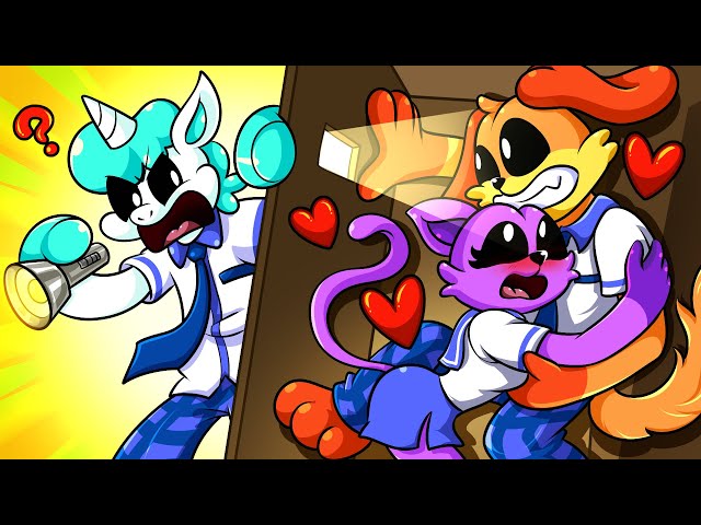 CraftyCorn : Hey, What are you doing in Cabinet?! | Dogday & Catnap Girl  | Poppy Playtime Animation class=