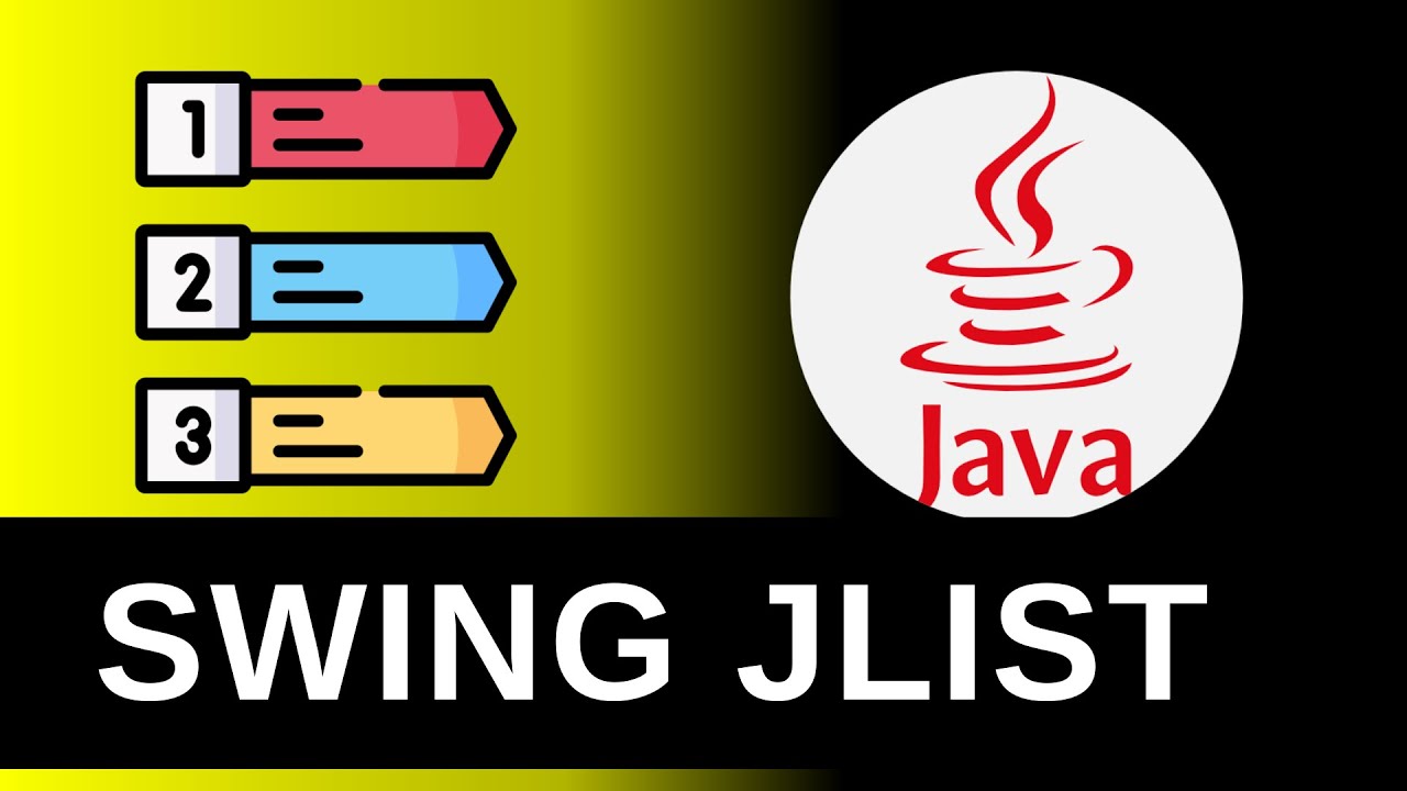 Creating JList - Java Swing Tutorial 11 - YouTube