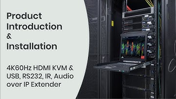 Extend Your HDMI over Ethernet with KVM | HDMI Extender & KVM Setup | SC&T HKM01-4K6G