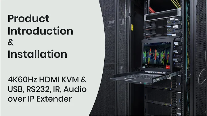 Extend Your HDMI over Ethernet with KVM | HDMI Extender & KVM Setup | SC&T HKM01-4K6G