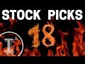 TOP 18 STOCK PICKS for 20"18" | INVESTING in the NEW YEAR