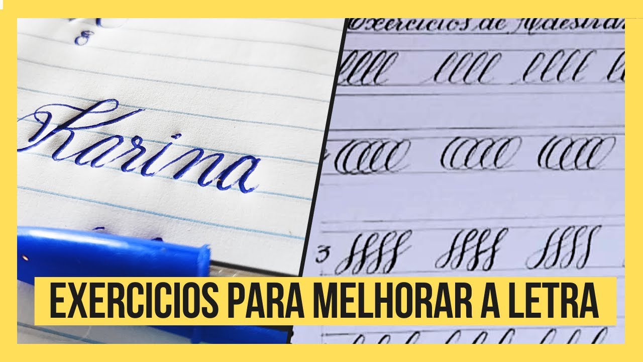 Exercicios para Melhorar a CALIGRAFIA (Atualizado). - YouTube