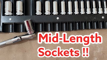 Gearwrench Mid-length Socket set Unboxing