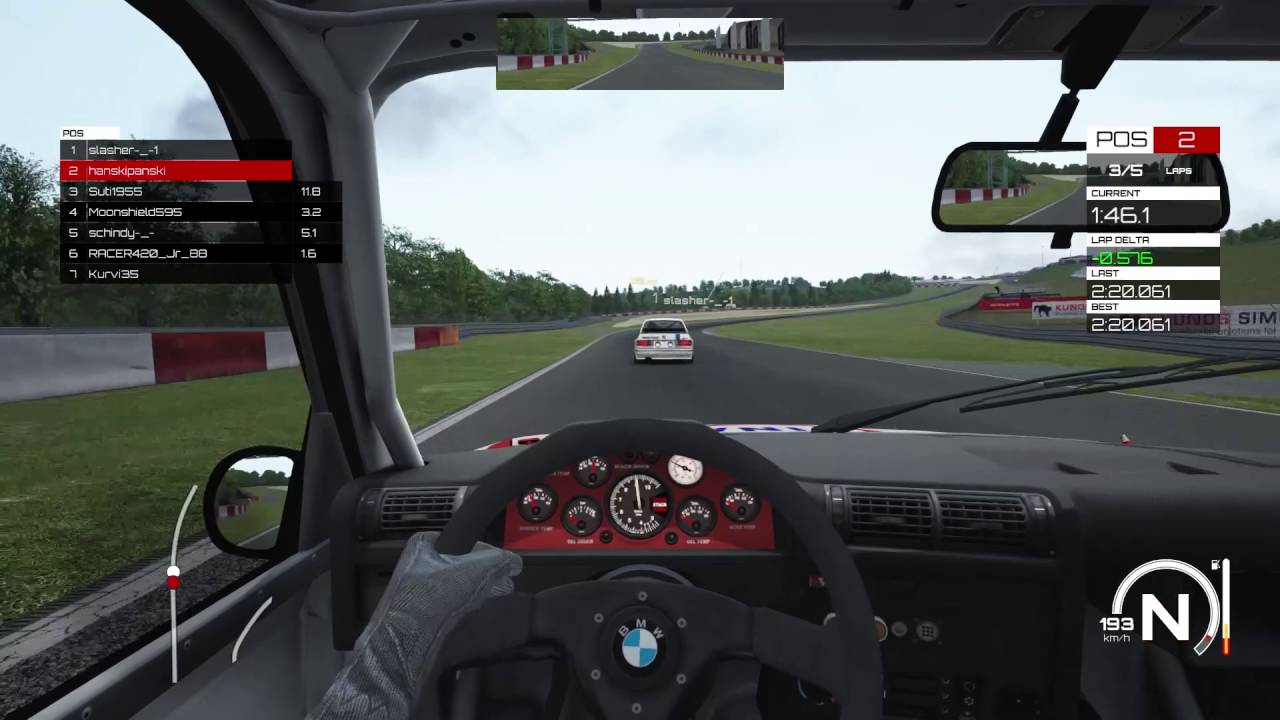 Assetto Corsa PS4 Online Race Great Fight For The Win! [1080p60