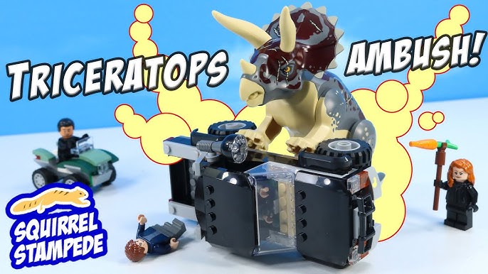LEGO Jurassic World Dominion Triceratops Dinosaur Pickup Truck Ambush 76950  (210 Pieces)