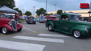 World's Biggest Street Rod / Classic Car Traffic Jam  2018 NSRA Nationals Roll Out