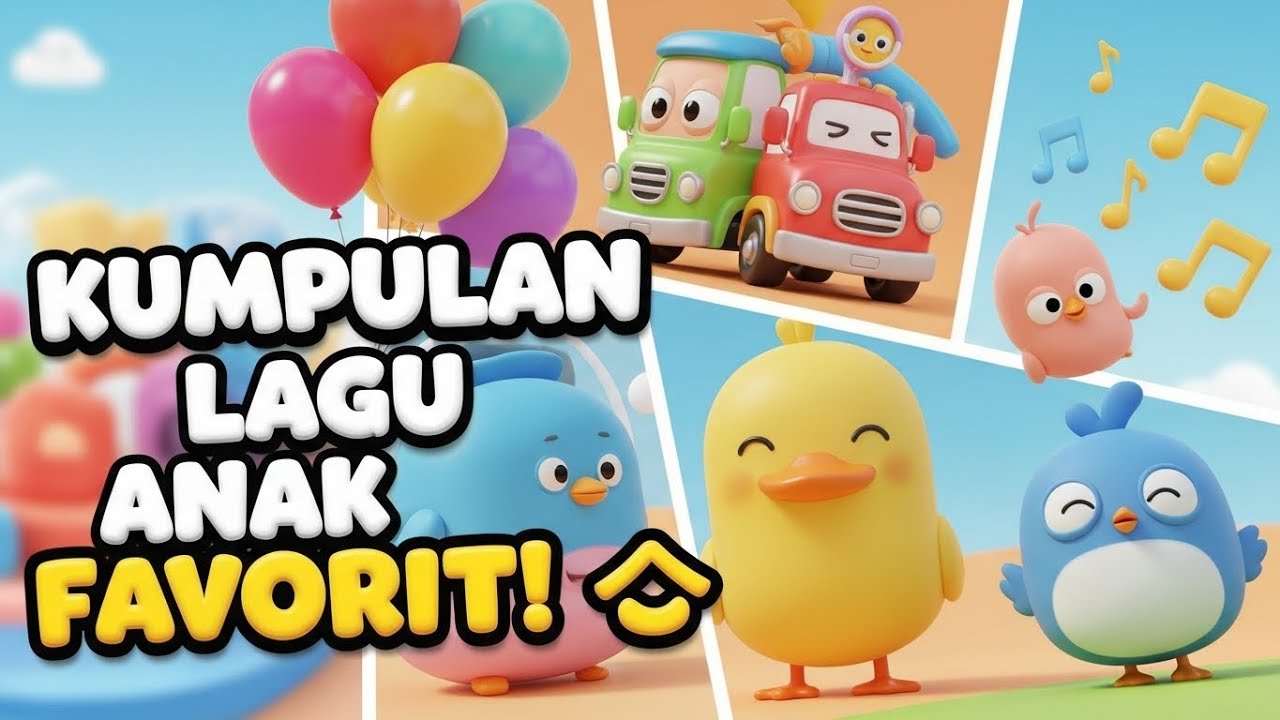 Kumpulan Lagu Anak Populer 🎵 Lagu Anak Indonesia Terfavorit untuk Balita & TK