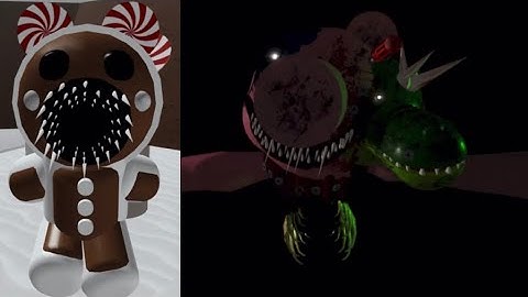 PIGGY: THE RESULT OF ISOLATION CHRISTMAS CHAPTER ALL JUMPSCARES!! (Game By Lua_Scripted)