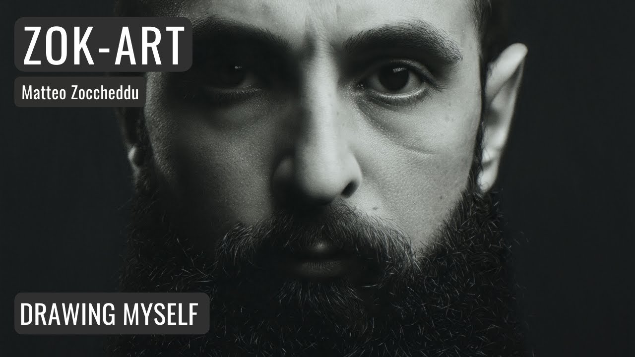 MIRROR - Hyperrealistic Self-Portrait - Time-Lapse video