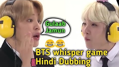 BTS Whisper challenge 🙉 // Hindi dubbing // run p 41