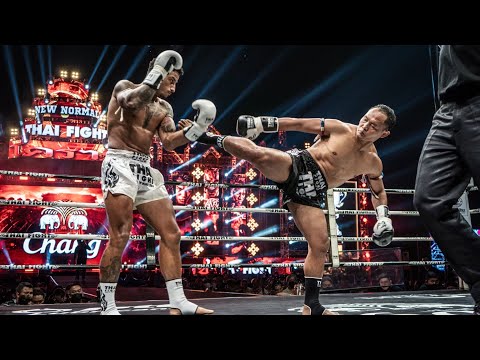 แสนชัยสอนมวยนักมวยบราซิลสุดมันส์ แสนชัย พี.เค.แสนชัยมวยไทยยิม Saenchai P.K saenchai VS Danilo Reis