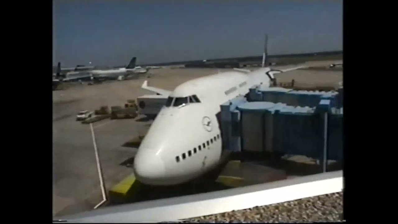 Frankfurt Airport Tour 1995 / Flughafen Frankfurt Rundfahrt auf dem Vorfeld 1995