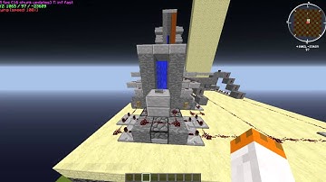 Minecraft Cannoning - 1 Shot | 100 Stacker | Cleaner Redstone