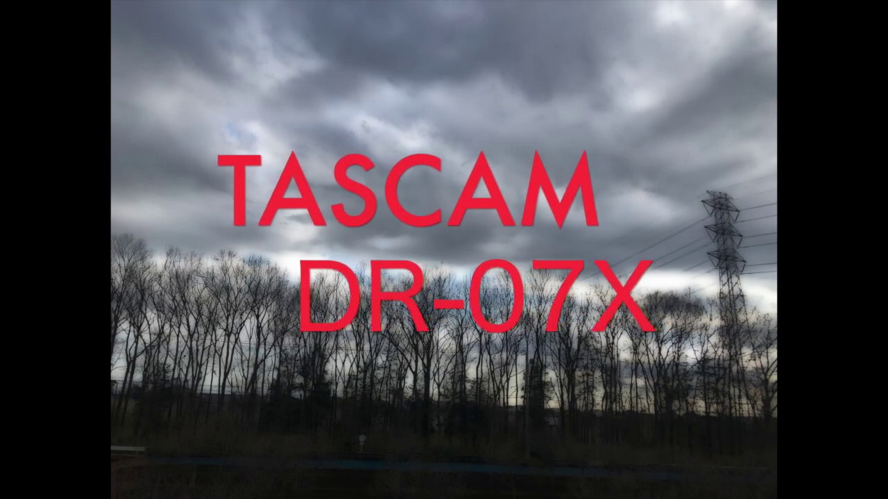 TASCAM DR-07Xを使って環境soundを録音しました!!!