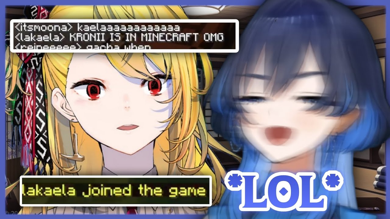 𝗞𝗿𝗼𝗻𝗶𝗶 𝗖𝗮𝗻'𝘁 𝗦𝘁𝗼𝗽 𝗟𝗮𝘂𝗴𝗵𝗶𝗻𝗴 𝗔𝗳𝘁𝗲𝗿 𝗞𝗮𝗲𝗹𝗮 𝗝𝗼𝗶𝗻𝗲𝗱 𝗔𝗻𝗱 𝗟𝗲𝗮𝗿𝗻𝘀 𝗞𝗿𝗼𝗻𝗶𝗶 𝗜𝘀 𝗜𝗻 𝗠𝗖