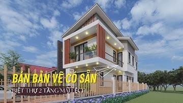 ĐẮM CHÌM Trong Vẻ Đẹp Sang Trọng Của Mẫu Biệt Thự 2 Tầng Mái Lệch 3 Phòng Ngủ - DT: 7.3 x 15.72M